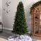 7.5ft. Pre-Lit Montana Mountain Fir Artificial Christmas Tree, Multicolor LED Lights